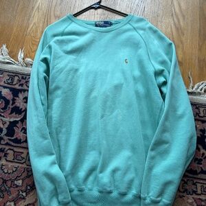 Ralph Lauren teal crewneck
